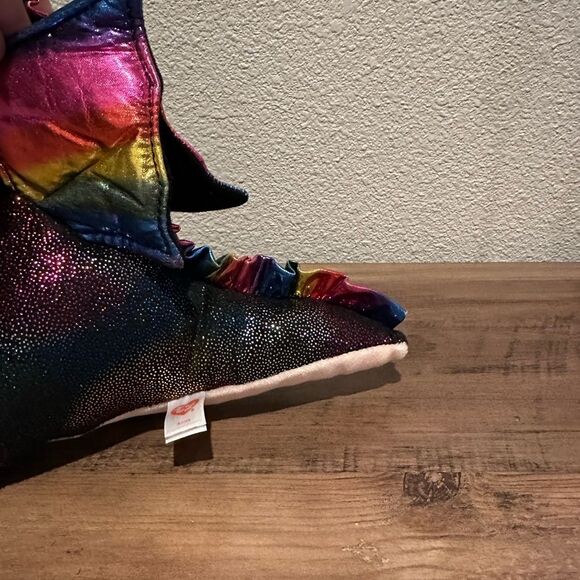 NWOT TY Beanie Boo Anora the Black Rainbow Dragon - Picture 4 of 11